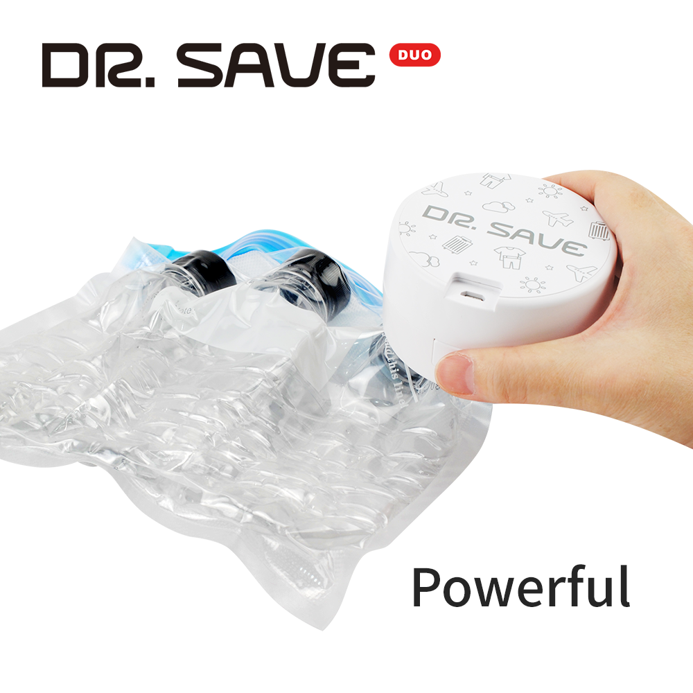 DR. SAVE DUO吸排気両用ミニ真空機（内蔵リチウム電池）