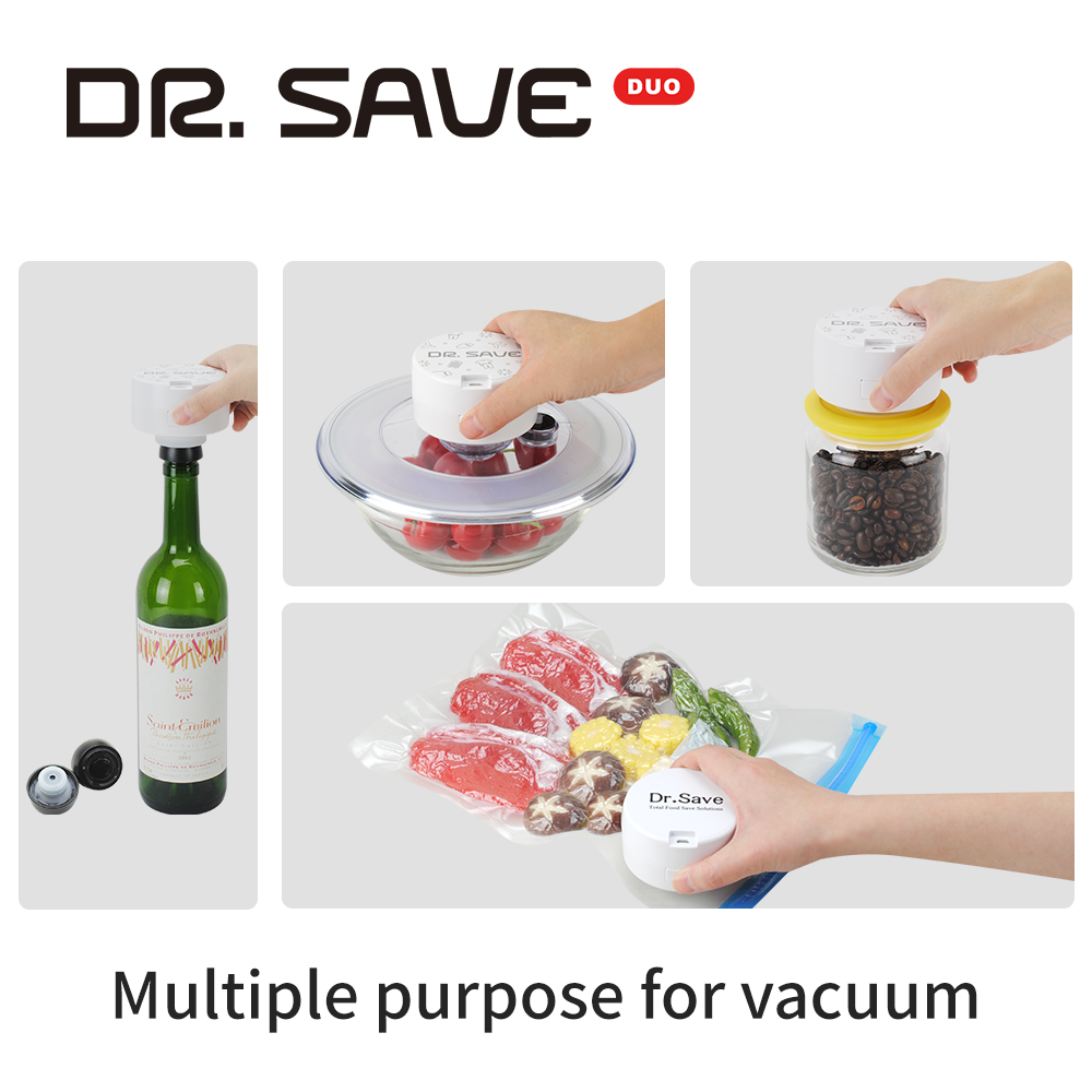 DR. SAVE DUO吸排気両用ミニ真空機（内蔵リチウム電池）