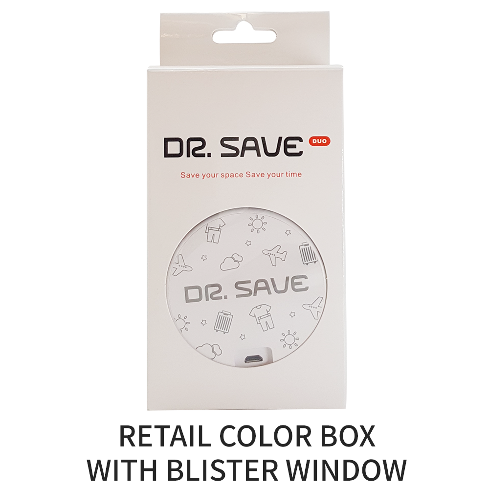 DR. SAVE DUO吸排気両用ミニ真空機（内蔵リチウム電池）