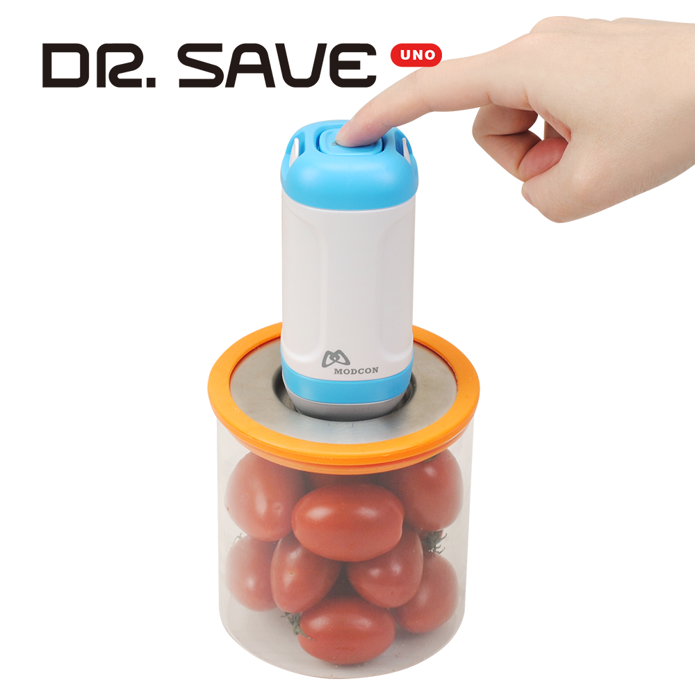 簡単操作の手持ち真空パック機　食品用真空保存袋10枚入り